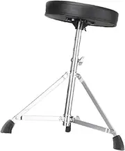 yuksok Drum Throne Height Adjustable Anti Slip Feet Gift Drum Stool Padded Seat for Kids Adults Performance Settings Guitar Player