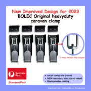 4x BOLEC MATTE BLACK Roof Clamp Pop Top Caravan Camper Toggle Jayco Expanda