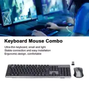 Gaming Keyboard And Mouse Portable Keyboard Mouse Combo UltraThin For Home