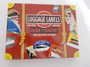 Golden Age of Travel Assorted 12 TRAVEL STICKERS-AIRLINES/RAILROADS