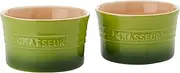 Chasseur La Cuisson Ramekin 2 Piece Set, 9.5 x 5.6 cm /250 ml, Apple