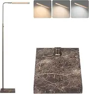 [lianheng] Modern LED Floor Lamp with Dimmable Lighting & Marble Base, Dimmable Metal Floor Lamp in 3 Colour Temperatures, Modern Arc Lamp for Living Room & Home Office
