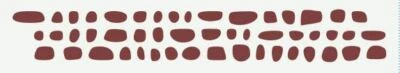 Stencil Cobblestones Path Roadway Street Border Crafts DIY