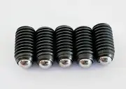 Lot of 5 Gibraltar 1/2-13 Steel Hex Rolling Ball End Clamping Set Screw 1" OAL