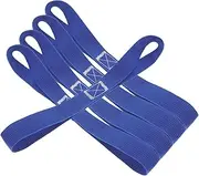 LOORGVEL 5pcs Heavy Duty Soft Loop Tie Down Straps for Motorcycles Atvs and Lawn Equipment Durable Multi Use Bungee Straps for Securing Luggage Scooters and Dirt Bikes