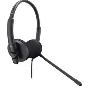 Dell Stereo Headset WH1022 Built-In Status Light Dual Ear with Headband