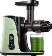 Juicer Machines(Green), Cold Press Juicers with 3 Mode, Easy to Clean with...