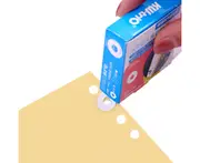 Loose-Leaf Paper Hole Reinforcement Labels Round Stickers Self-Adhesive Hole Punch Protector for Office School Home Supplies, 250 Labels