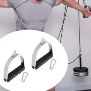 2Pcs Exercise Handles for Cable Machine Pulleys Fitness Equipment Pull Down
