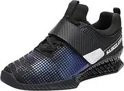 [ZHENSI] Men's Weightlifting Shoes Squat Sneaker Breathable Comfortable for Indoor Fitness Gym Deadlift