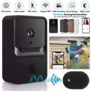 Smart WiFi Wireless Video Doorbell 2-Way Intercom IR Camera Door Ring Bell Chime