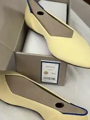 Rothy’s “The Point” Ballet Flat Shoes Size 9.5 Daffodil Yellow New In Box