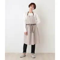 在飛比找蝦皮購物優惠-【脈點東東】日本Afternoon Tea棉麻素色圍裙 2色