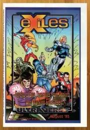 1993 Malibu Comics Exiles Print Ad/Poster Ultraverse Paul Pelletier Promo Art