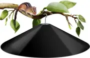 24-inch Large Outdoor Squirrel Baffles for Bird Feeders Pole and Hanging, Bir