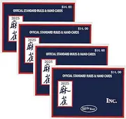 Mahjong Cards 2025, Large Print Mahjong Card Game, Table Board Game, Fair Gameplay Assurance, Portable, Premium Quality, 14.7x12cm, for Home, Gatherings and Family Fun