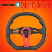 PRO ARMOR UTV 13.75 FORCE STEERING WHEEL RED