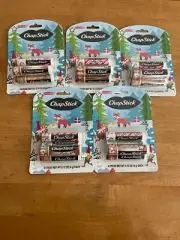 5 Chapstick 4 ct packs - Holiday Cocoa, Candy Cane, Vanilla Latte & Sugar Cookie