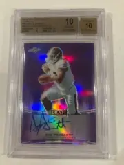 2 Dak Prescott 2015 Leaf Metal Draft Prism Auto PSA 10 BGS 10 Pristine RC Lot