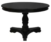 Tasmania 120 cm Round Dining Table - Chocolate