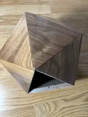 Cremation Urn for Human Ashes Handmade Decorative Geometric Shape *NEW 11x11x11
