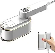 Handheld Steam Generator Iron, Portable Clothes Steamer with 150ml Water Tank, 180° Swivel, 10S Fast Heat-up, LCD Screen, 1300W Travel Iron for Travel, Home, Office