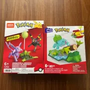 Pokémon Mega Construx Bundle - Umbreon & Espeon and Bulbasaur's Forest Fun - New