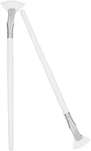 VINTORKY Elegant Eyelash Makeup Brush Set 2pcs Blending Brush Soft Bristles Versatile for Eye Shadow Nose Shadow Women's Makeup Supplies