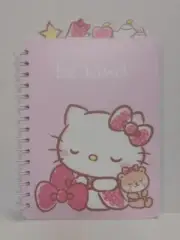 Sanrio HELLO KITTY 4-TAB SPIRAL DOT GRID NOTEBOOK JOURNAL - New
