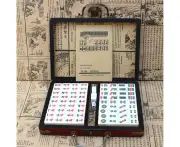 Mahjong 146 Tiles Scratch-resistant Mini Size Melamine Chinese Mahjong for Home
