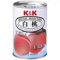 在飛比找蝦皮商城優惠-日本 K&K 白桃水果罐頭 水蜜桃罐 日本白桃 白桃 桃子 