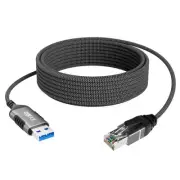 Slim USB to Ethernet Cable 6 FT, USB 3.0 A to RJ45 Thin Cord, Directly Connec...