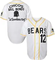 [MESOSPERO] Bad News Bears #12 Tanner Boyle 3 Kelly Leak Movie 1976 Chico's Bail Bonds Baseball Jersey