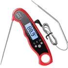 Meat Thermometer with LCD Display and Seamless Celsius/Fahrenheit Switching