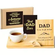Triangle Book Holder - Fathers' Day Gift, Wooden Book Rest Books Best Dad Ever