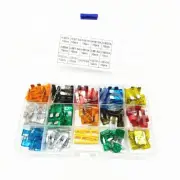 Auto Blade Fuse Assortment Kit 2 Sizes Mini Medium For Car Truck Boat Durable