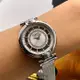 VERSUS VERSACE手錶, 女錶 36mm 銀圓形精鋼錶殼 銀色鏤空, 中二針顯示, 透視錶面款 VV00020