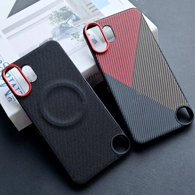 For Nothing CMF Phone 2 Pro, Shockproof Magnetic Hybrid Armor Leather Cover Case
