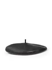 Black Leather D-Dream Beret