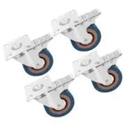 4 Pcs Industrial Casters Heavy Duty Casters Plate Casters Swivel Caster Wheels