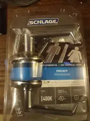 Schlage F40CS V ELA 626 Light Commercial Privacy Door Handle Lever F40CSVELA a-x
