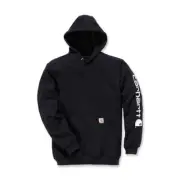 Sweatshirt With Cap with Logo On Sleeve Of Carhartt Black XL