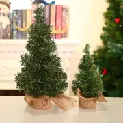 Miniature Pine Trees Reusable Small Artificial Trees with Burlap Base Home Decor
