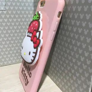 正版授權 三麗鷗 Hello Kitty 4.7吋 iPhone 6/6s 大頭捲線 手機保護殼