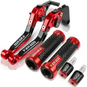 FOR YAMAHA FZR600 FZR 600 1989-1993 1990 1991 1992 Motorcycle Aluminum Adjustable Brake Clutch Levers Handlebar Hand Grips ends FZR600 1989-199316