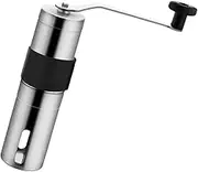 COLLBATH Manual Coffee Grinder Portable Hand Crank Mill for Beans Stainless Steel Coarse Medium Fine Settings for Cold Brew Drip Espresso