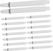Generic 50 Pcs 2ba Pole Arbor Shafts Balance Shafts Flights Target Universal Soft Shaft Precision Flex Carbon Shaft Long Flight Must Have Long Flight Essentials Beige Nylon