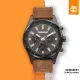 【Timberland】天柏嵐 ASHMONT II系列 戶外多功能腕錶 皮帶- 黑木色/巧克力棕46mm(TDWGF2100402)