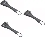 OFFSCH 3pcs Violin Accessories 3/4 Tailpiece with Tuners Violin Tailpiece Violin Parts and Accessories Violin Finetuner Tailpiece Replacement Tailpiece Part Violin Plastic