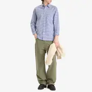 Beams Plus Button Down Gingham Oxford Shirt